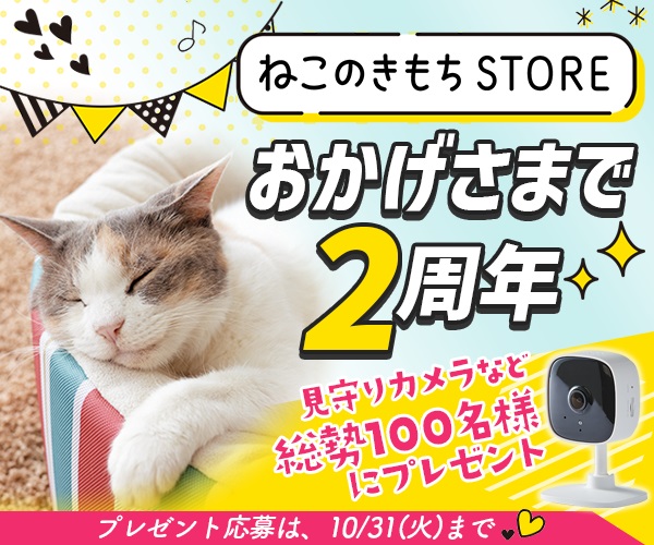 ペットフード・おもちゃ・お手入れ用品は、ねこのきもちSTORE