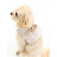 CAT＆DOG　モチーフ柄ハーネス(L/ベージュ（アイス柄）)