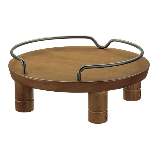 ペット用 木製テーブル シングル(ブラウン)