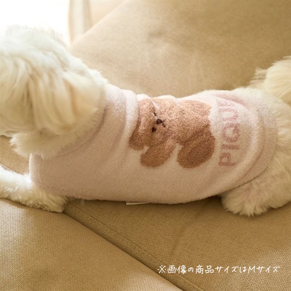 売れ筋介護用品も！ CAT＆DOG ベア柄JQDノースリーブプルオーバーピンク | 商品詳細 トップス