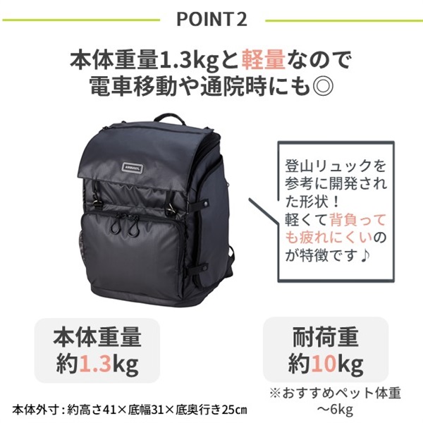 エアバギー AIRBUGGY ３WAY キャリアBACKPACK CARRIER