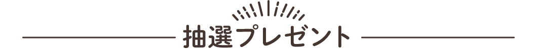 抽選プレゼント